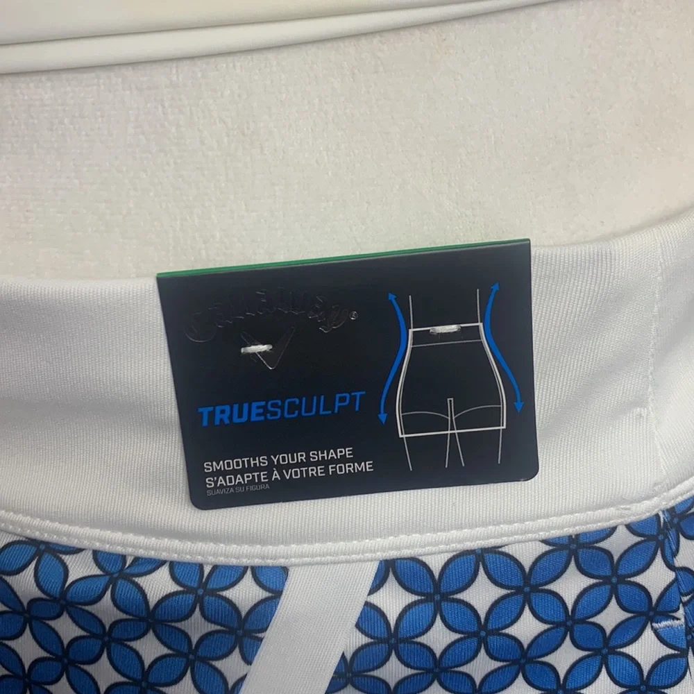 Callaway Golf NWT Blue Sea Star Pattern Golf Skort size Large - Picture 3 of 14